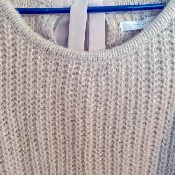 Cute light beige long sweater - Picture 2 of 6
